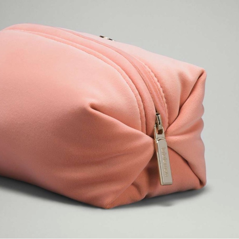 NWT lululemon Pink Pastel Mini Velour Pouch - Picture 2 of 5